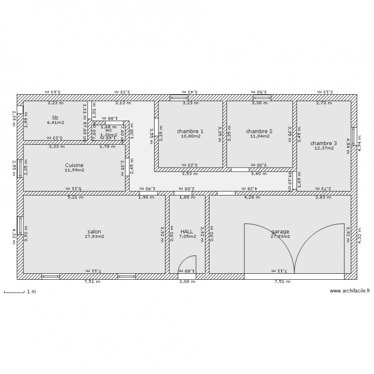 REZ DE CHAUSSES. Plan de 0 pièce et 0 m2