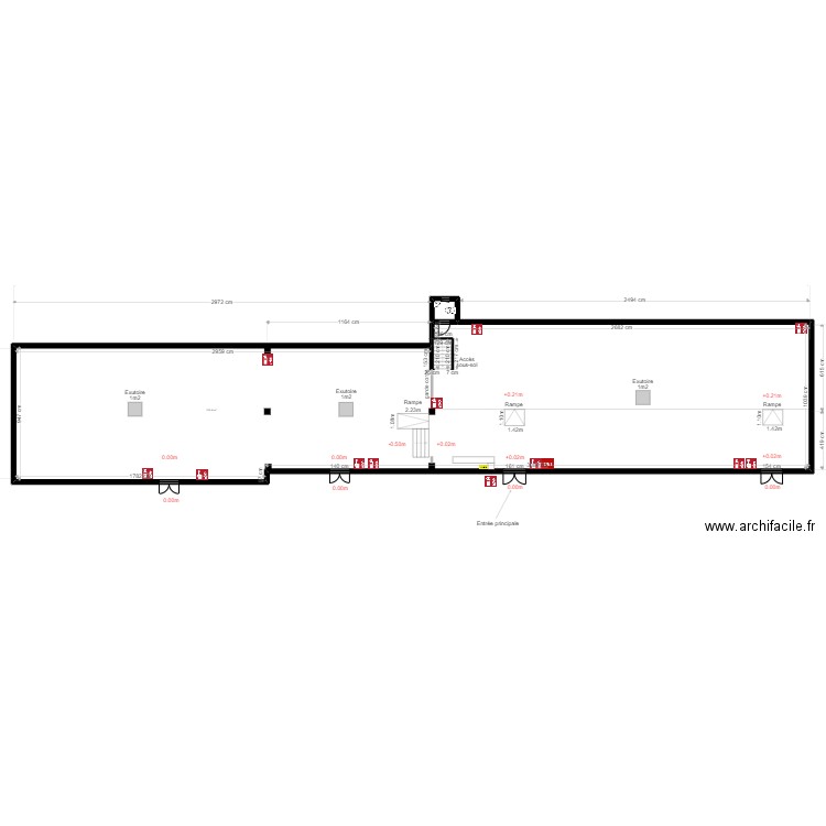 Le Bazar cotation RDC . Plan de 0 pièce et 0 m2
