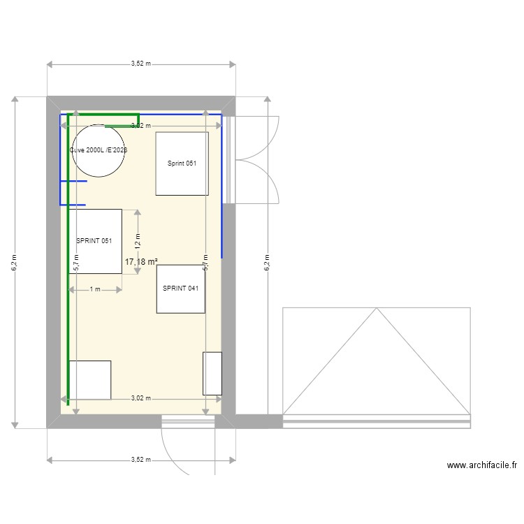 Courbis Synthese etat des lieux. Plan de 0 pièce et 0 m2