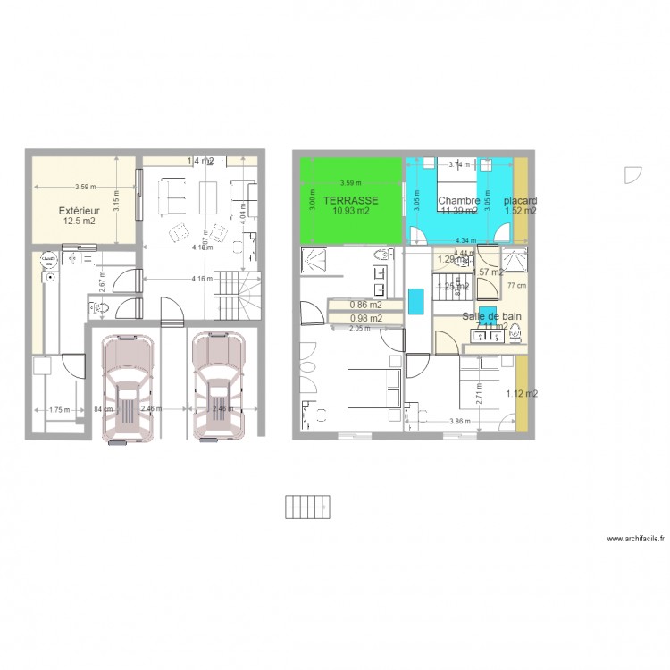 PROJET 2. Plan de 0 pièce et 0 m2