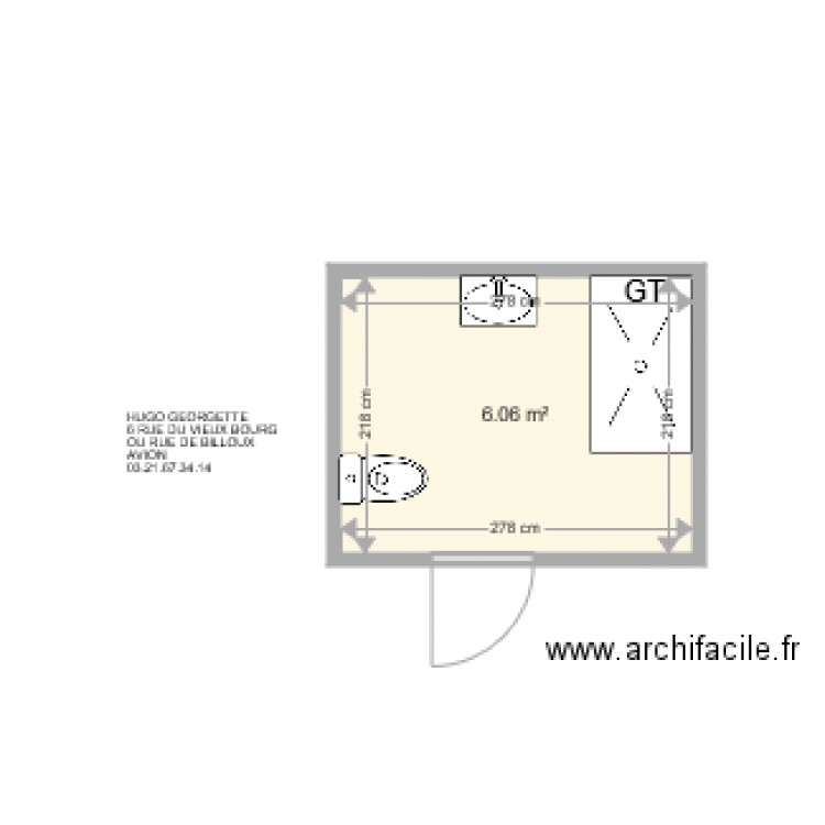 HUGO GEORGETTE . Plan de 0 pièce et 0 m2