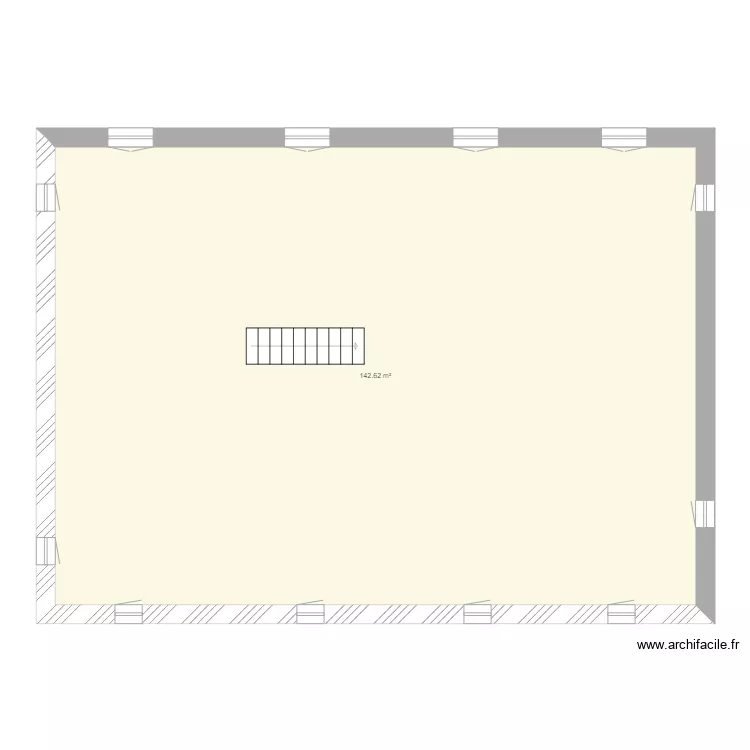 maison plan du haut. Plan de 