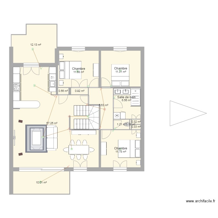 venelles 1975 agrand rdc F. Plan de 0 pièce et 0 m2