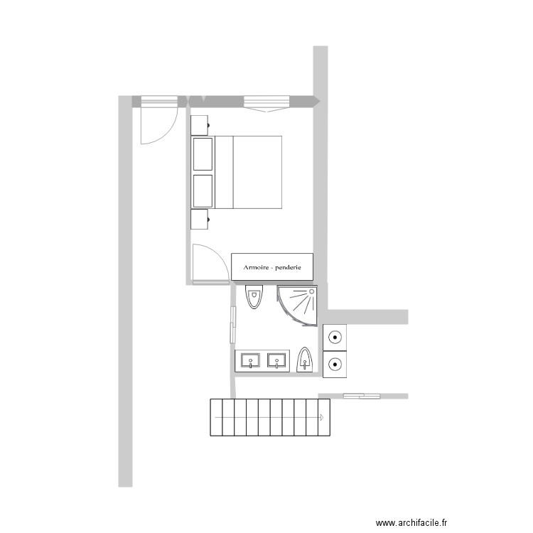 Réaménagement PLAN RDC Maison de Chartres N3. Plan de 0 pièce et 0 m2