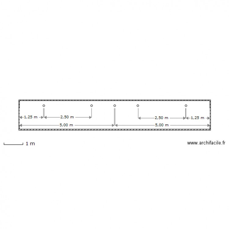 LEPOL - FACADE TRAVERSES SURFACE (PLAGE)  AVEC COTES. Plan de 0 pièce et 0 m2