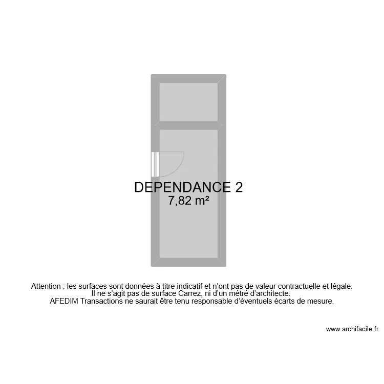 BI 10685 DEPENDANCE 2. Plan de BI 10685 DEPENDANCE 2. Plan de