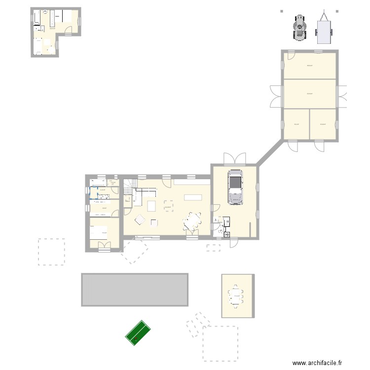 PETITE MAISON. Plan de 0 pièce et 0 m2