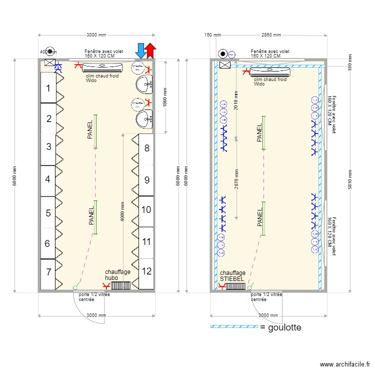 Infrabel 061221. Plan de 4 pièces et 33 m2