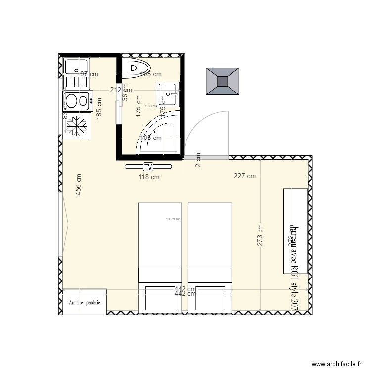 527SDB v2. Plan de 0 pièce et 0 m2