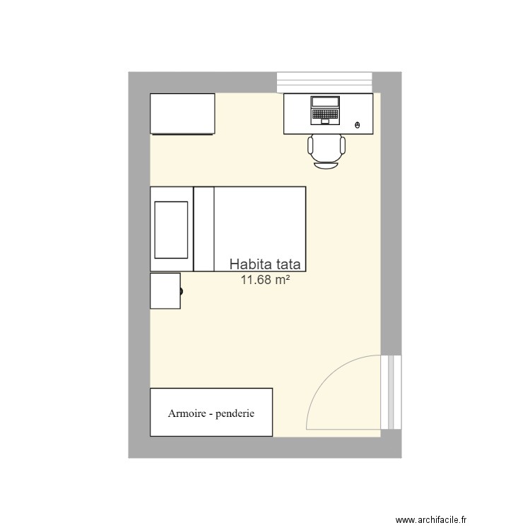 Habita tata. Plan de 0 pièce et 0 m2