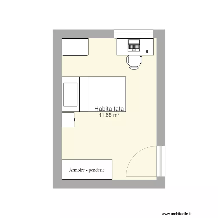 Habita tata. Plan de 