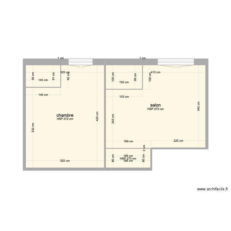 Clichy. Plan de 0 pièce et 0 m2