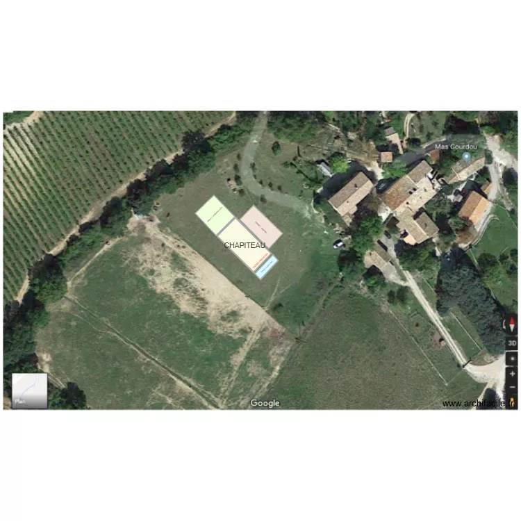 chapiteau. Plan de chapiteau. Plan de