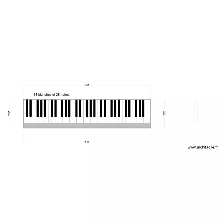 D&eacute;cor piano 03. Plan de 