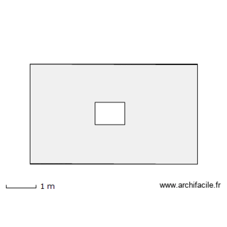 Facade sud. Plan de Facade sud. Plan de