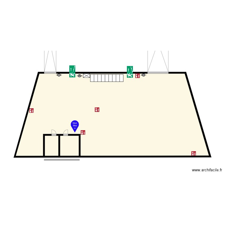 PLAN LOCAUX AMIANTE 2. Plan de 0 pièce et 0 m2