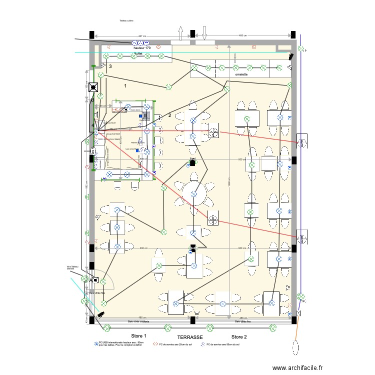 Salle resto Ivato élec  du 27 02 21. Plan de 0 pièce et 0 m2