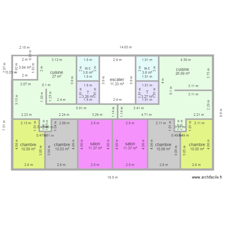 PLAN F. Plan de 0 pièce et 0 m2