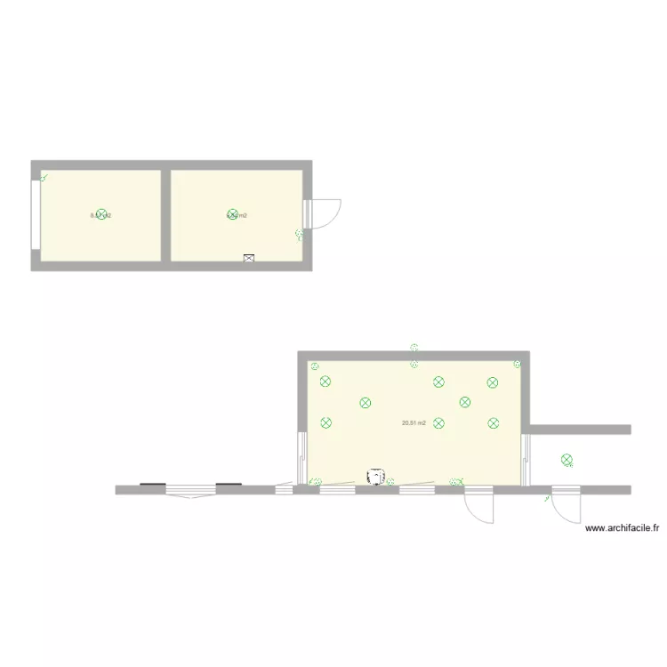 RAVENEL veranda  cabane. Plan de 