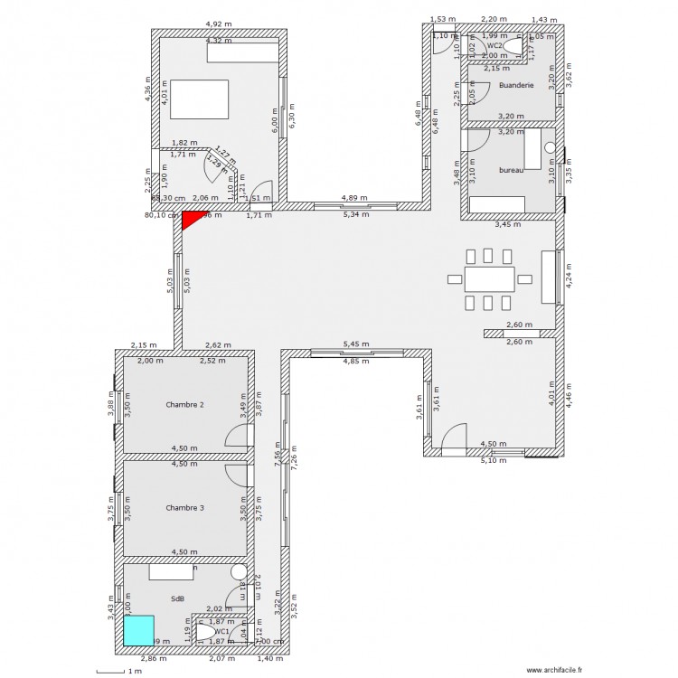 légio. Plan de 0 pièce et 0 m2