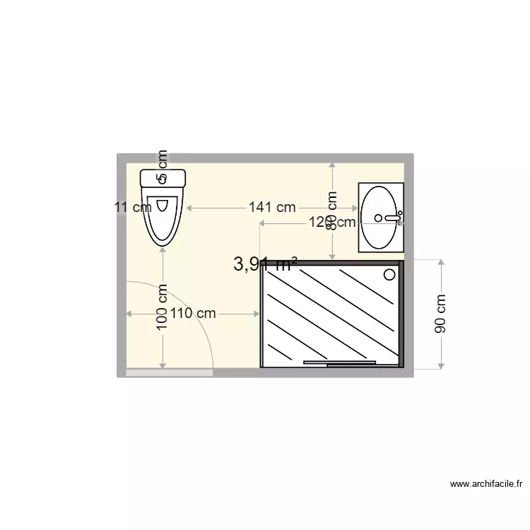 SdB loic valerie. Plan de 