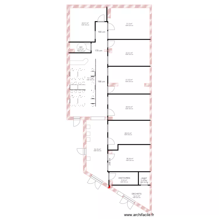 MARSEILLE 7 LAB + SP. Plan de 