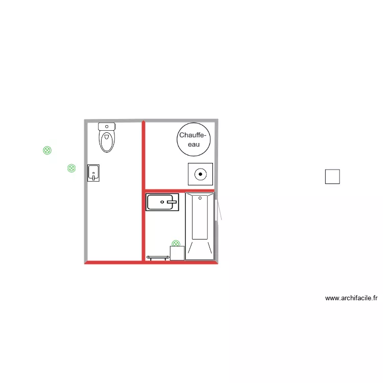sdb du bas 5 5. Plan de sdb du bas 5 5. Plan de
