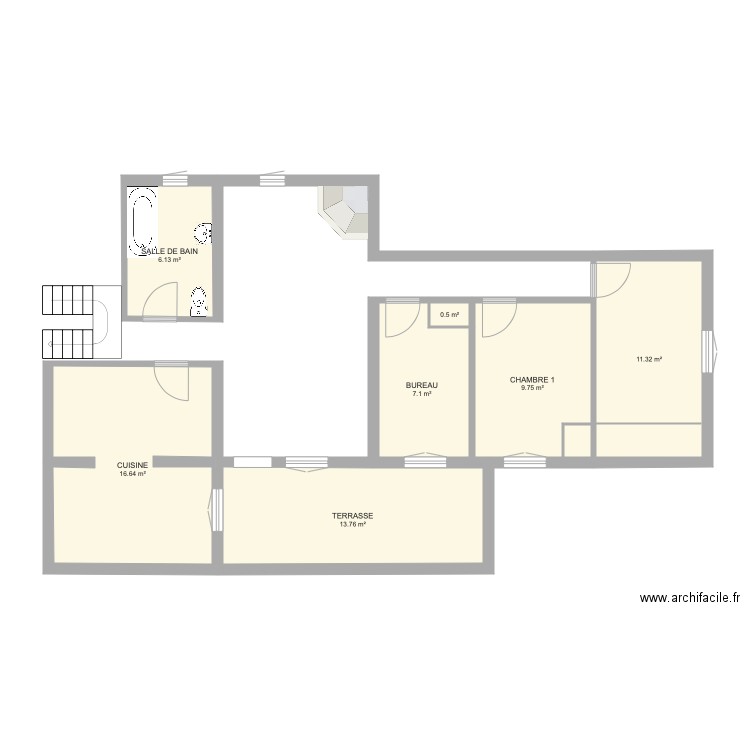 maison bassan 3. Plan de 0 pièce et 0 m2