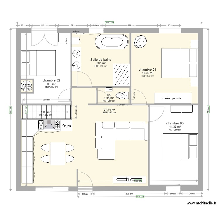 sarrigné. Plan de 0 pièce et 0 m2