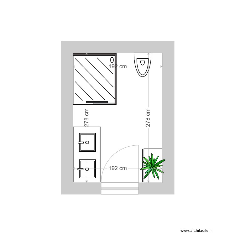 salle de Boudou. Plan de 0 pièce et 0 m2