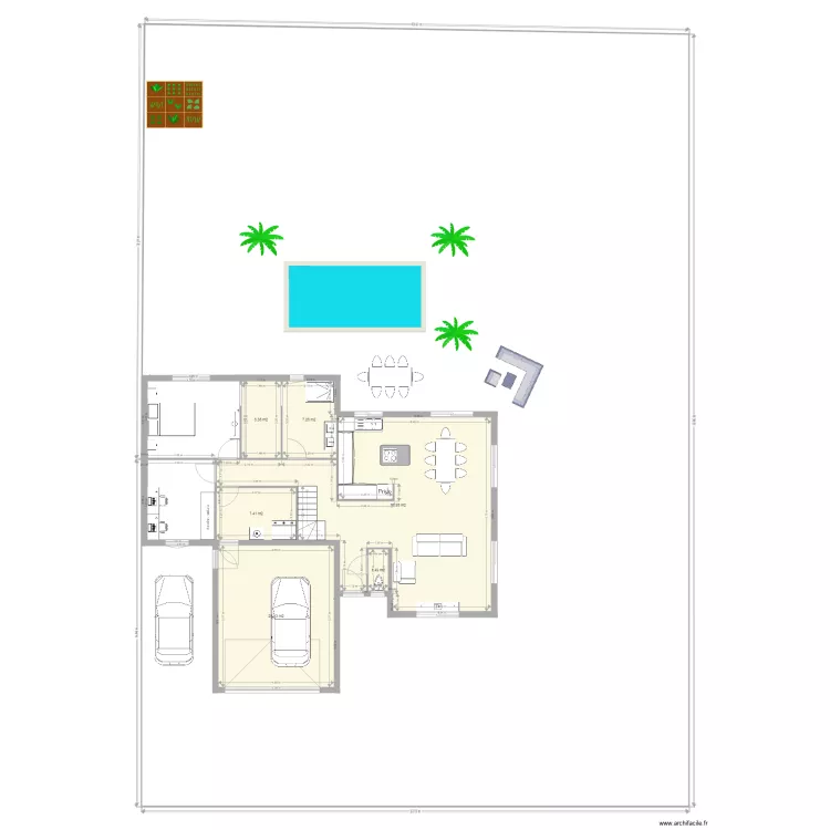 maison venise. Plan de 