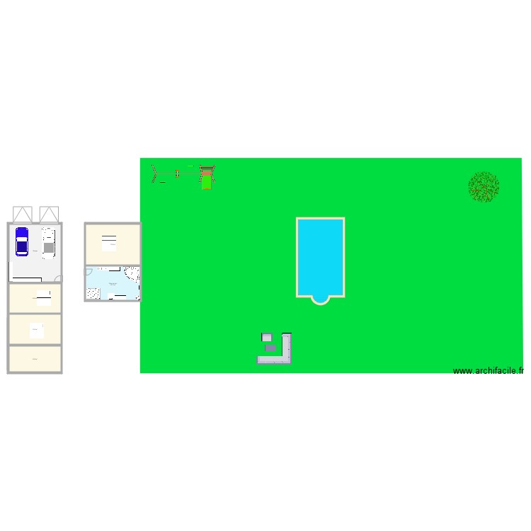maiison tres grande. Plan de 0 pièce et 0 m2