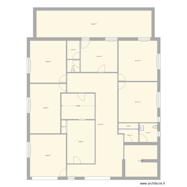 cabinet médical. Plan de 0 pièce et 0 m2