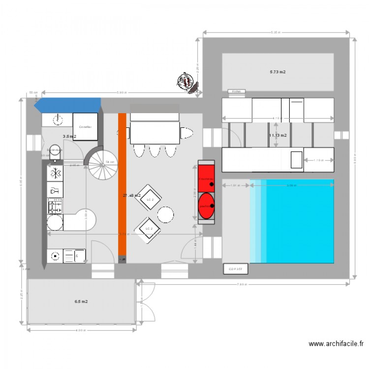 Brainstorming 8 V3 Cotes. Plan de 0 pièce et 0 m2