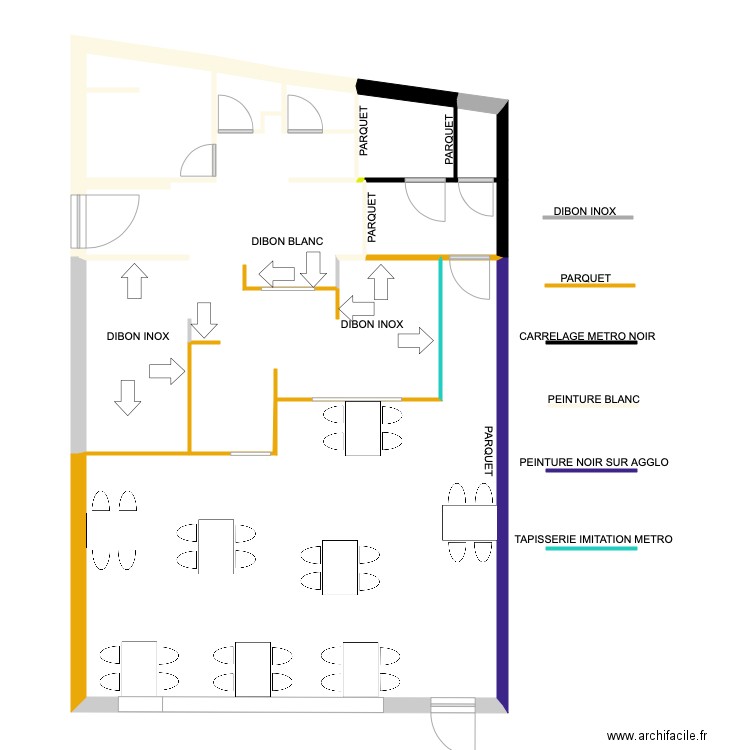  BOLLENE Plan revetement. Plan de 0 pièce et 0 m2