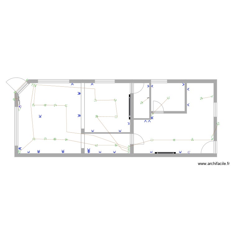 friterie Gendebien. Plan de 0 pièce et 0 m2