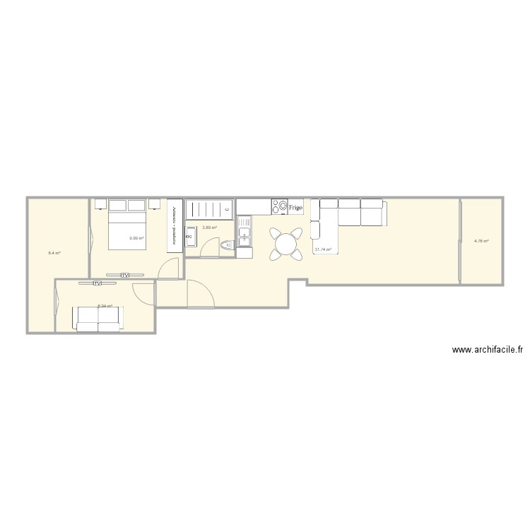 enrique gamen promenade. Plan de 0 pièce et 0 m2