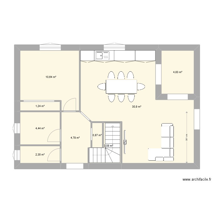 RDC BAS. Plan de 0 pièce et 0 m2