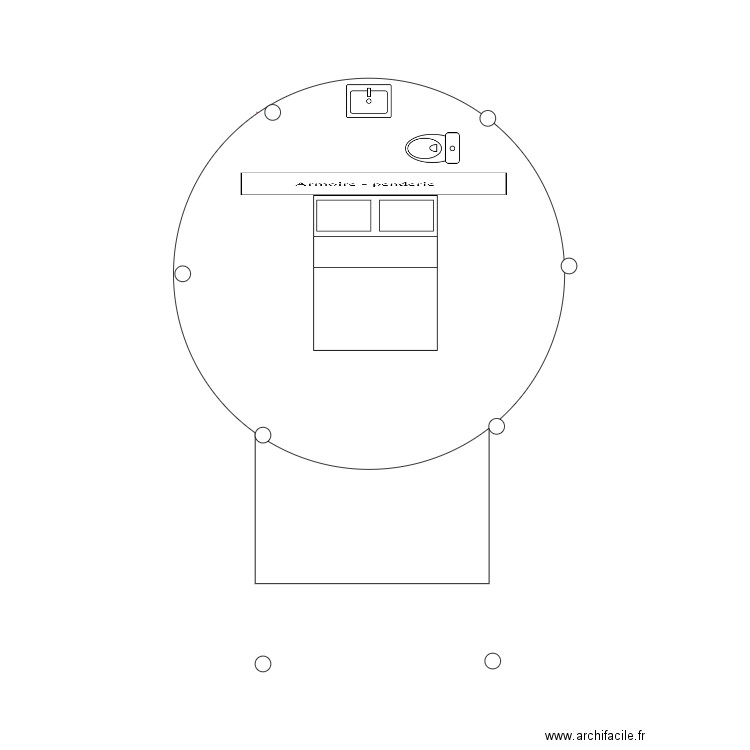 cabana. Plan de 0 pièce et 0 m2