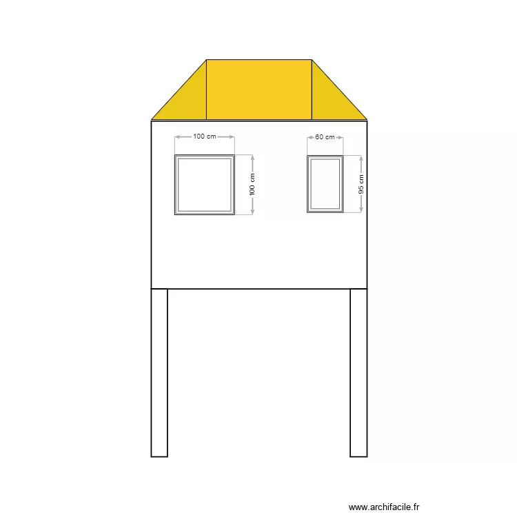 CHAMBRE PARENTALE OUEST OK OK. Plan de 