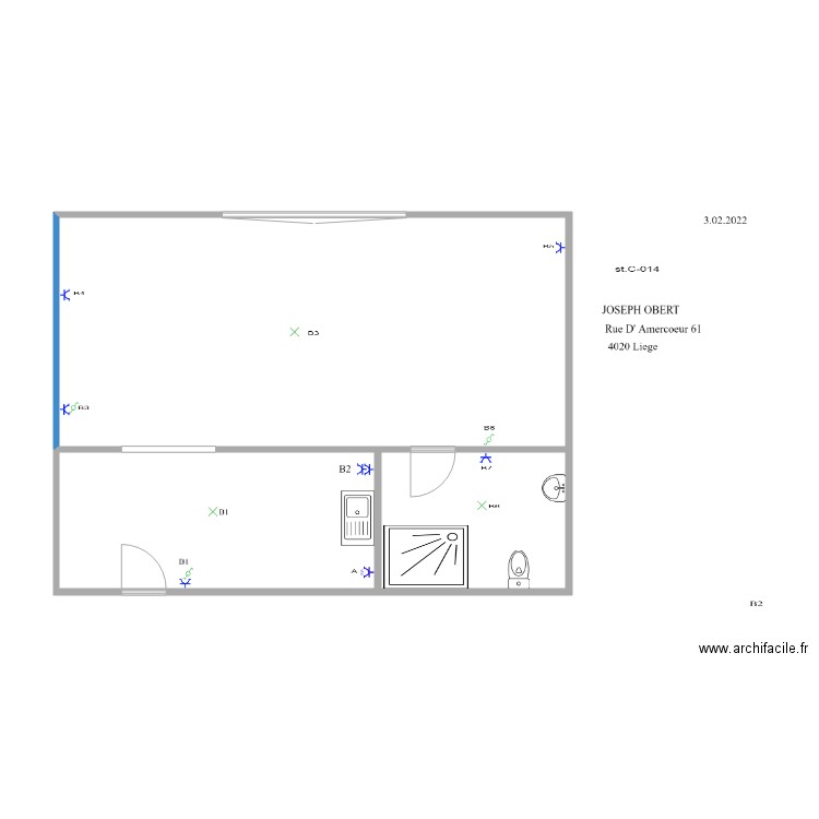 amercoe C014. Plan de 0 pièce et 0 m2