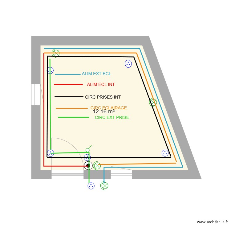 CIRCUIT ELECTRIQUE. Plan de 0 pièce et 0 m2