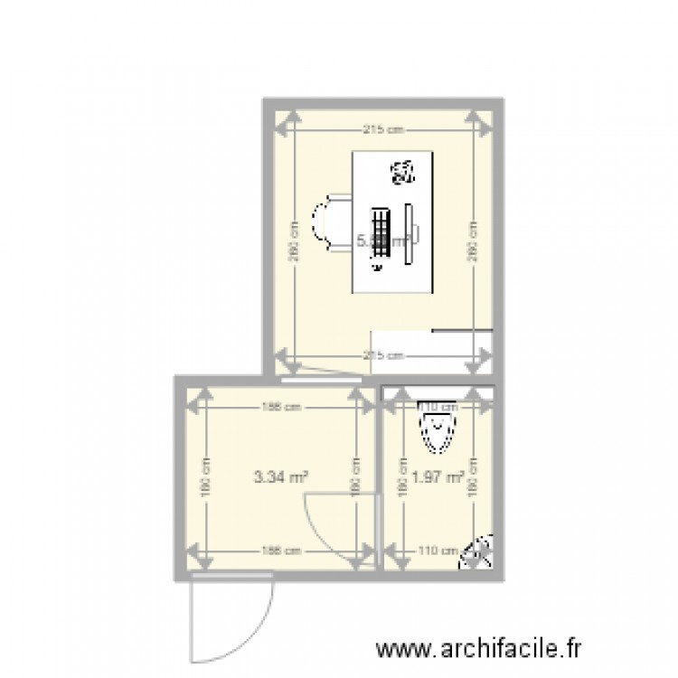 Arriere cuisine Le Longeron. Plan de 0 pièce et 0 m2