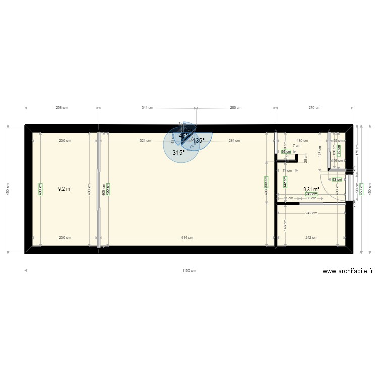 APPART DOMAINE DE LONVILLIERS . Plan de 0 pièce et 0 m2