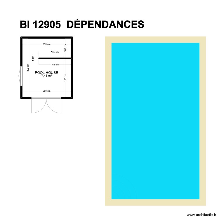 BI 12905. Plan de 29 pièces et 259 m2