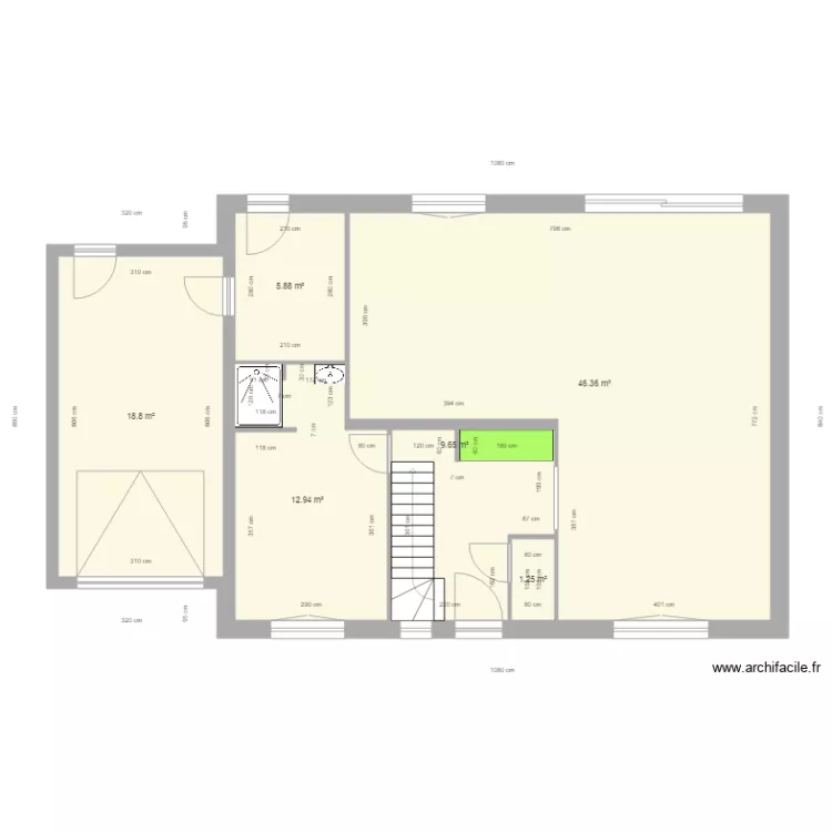 MOLIERE CORDENIER. Plan de 
