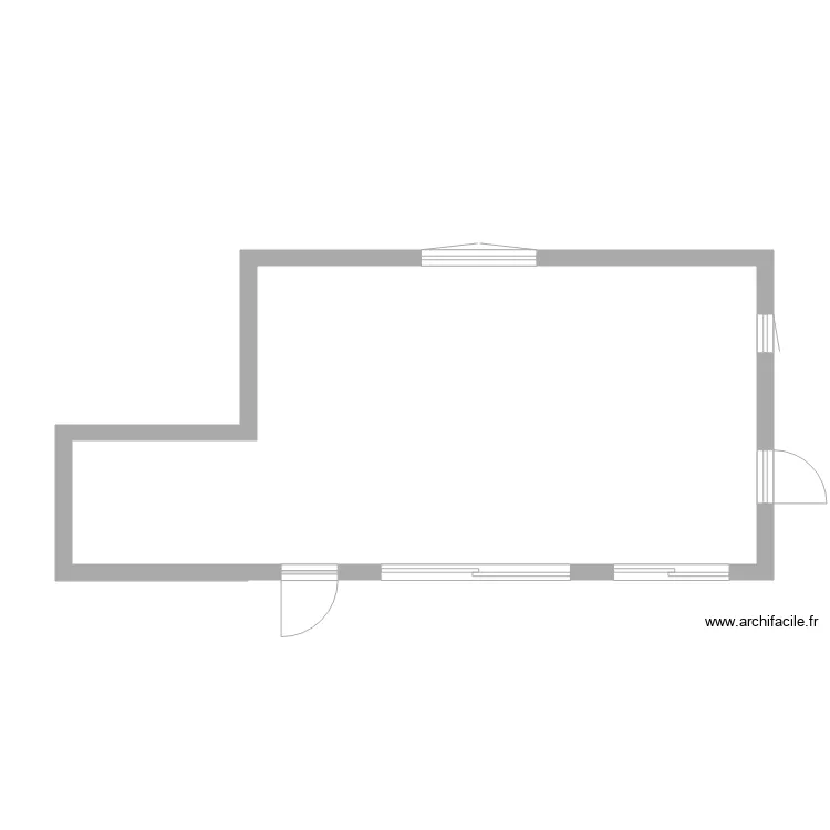 Sejour parcieux. Plan de 