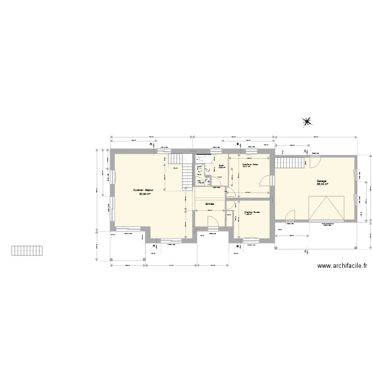 RDC V2 avec cave. Plan de 0 pièce et 0 m2