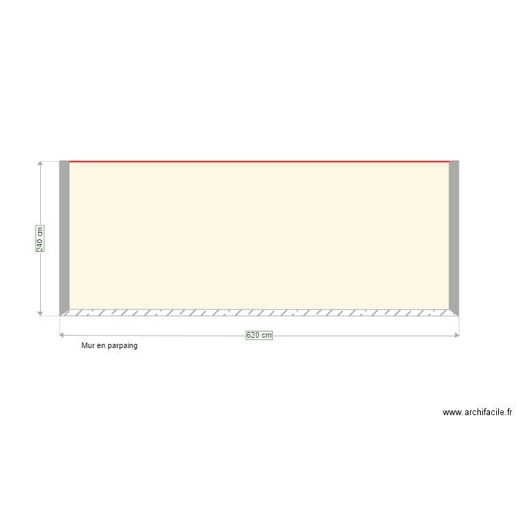 Abri de jardin vue arriere. Plan de 0 pièce et 0 m2