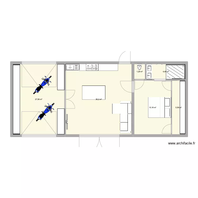 Dammartin hameau. Plan de 
